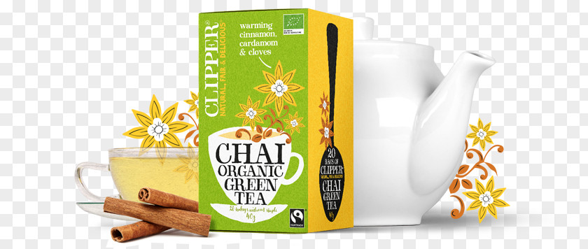 Chai Tea Masala Green Organic Food Clipper PNG