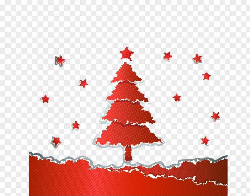 Christmas Tree Euclidean Vector Pattern PNG