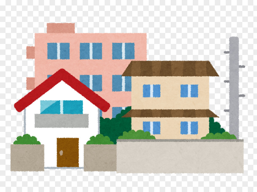 House 一軒家 Building 住宅造成地 Residential Area PNG