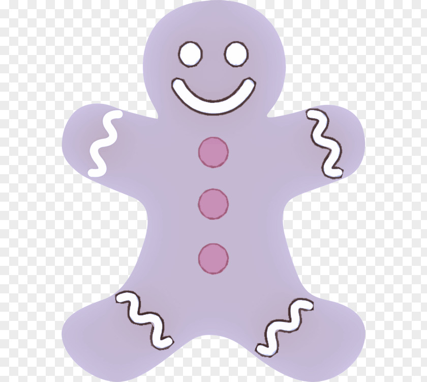 Gingerbread Purple Pink PNG