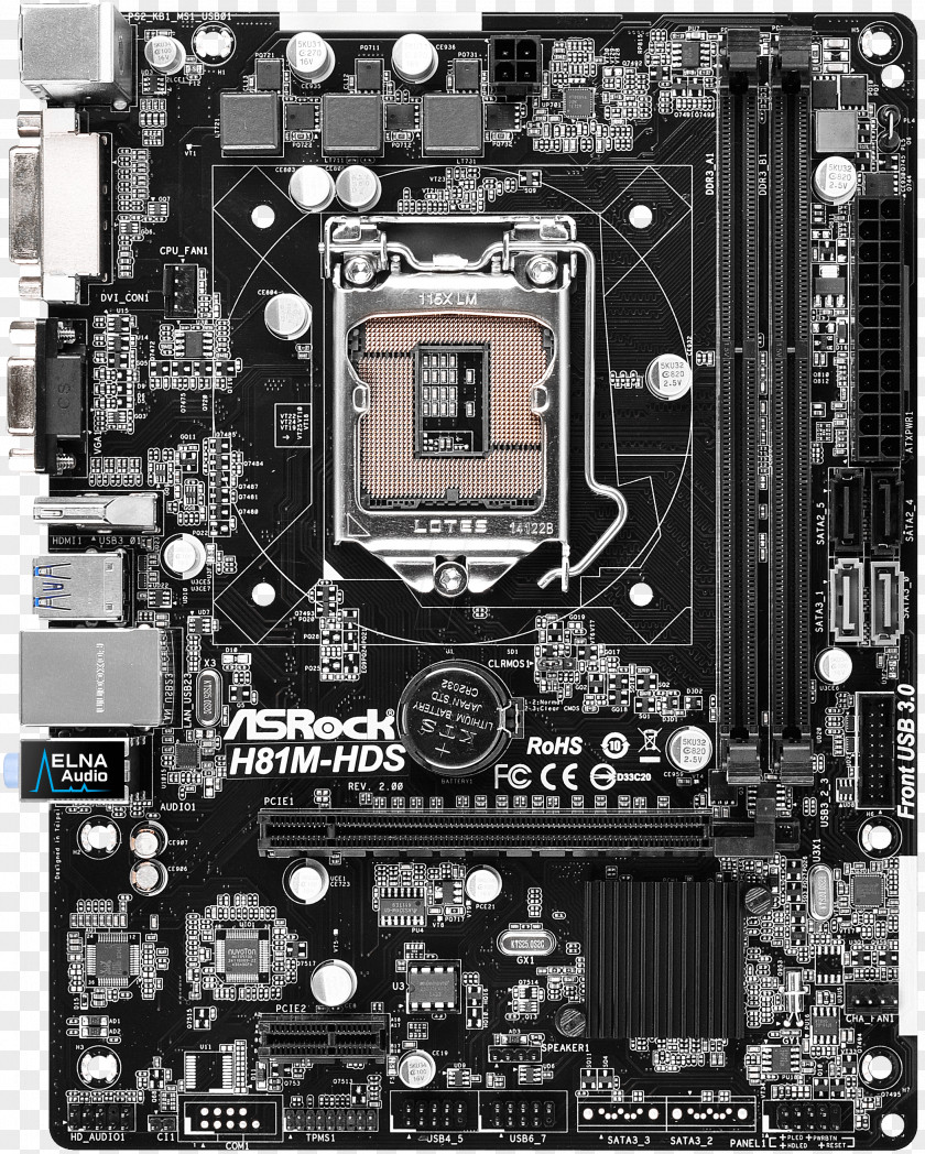 Intel LGA 1150 Motherboard MicroATX ASRock PNG