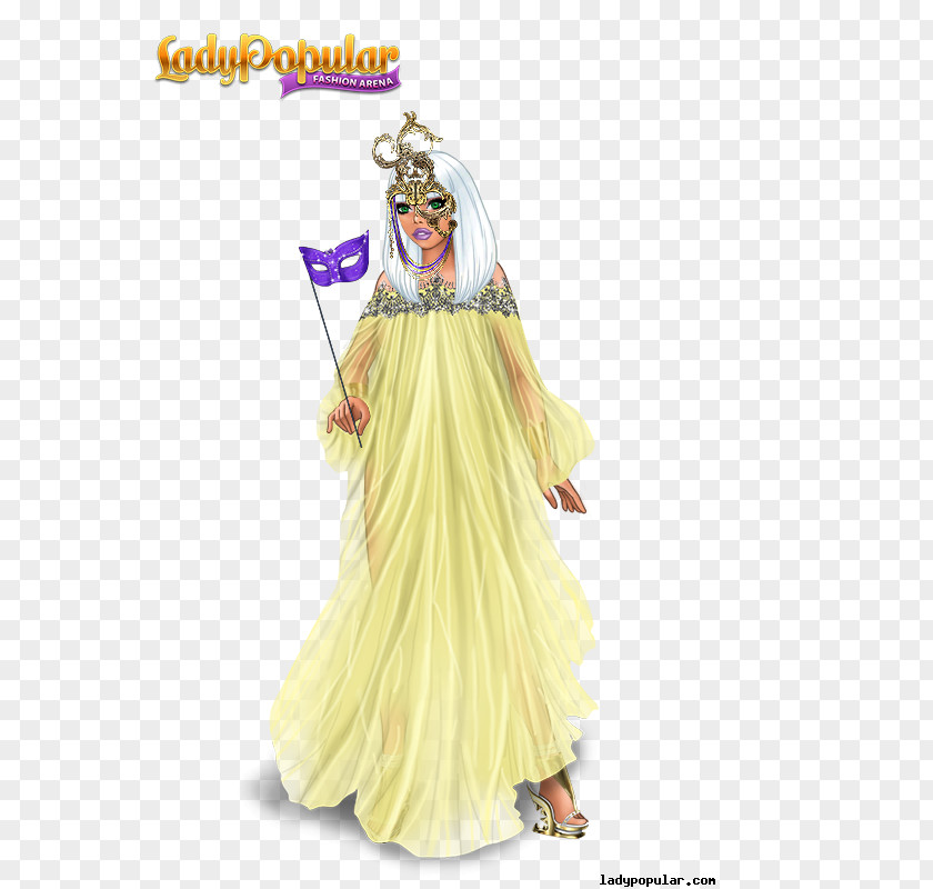 Masquerade Ball Lady Popular Costume Emotion Goddess Woman PNG