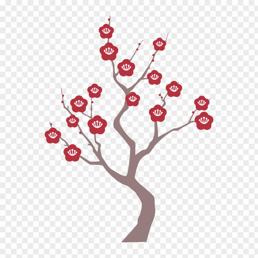 Plum Tree Winter Flower PNG