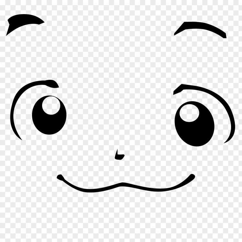 Babies Breath Smiley Face Facial Expression Line Art PNG
