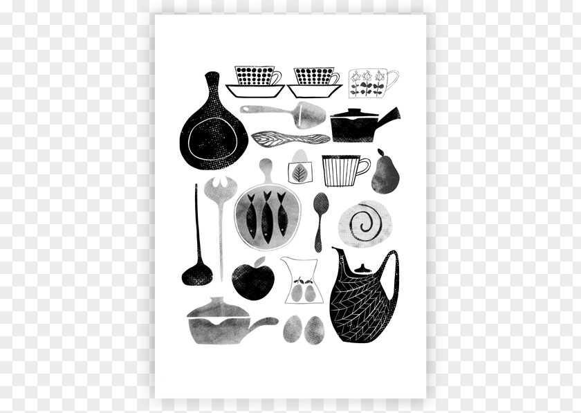 Design Kitchen Utensil Pattern PNG