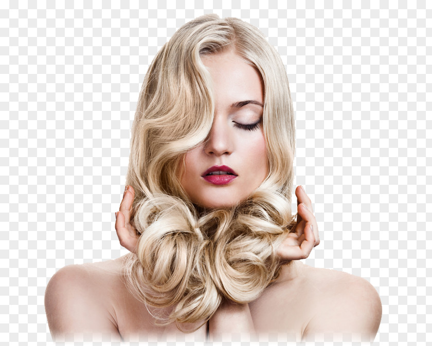 Hair Beauty Parlour Artificial Integrations Blond Coloring PNG