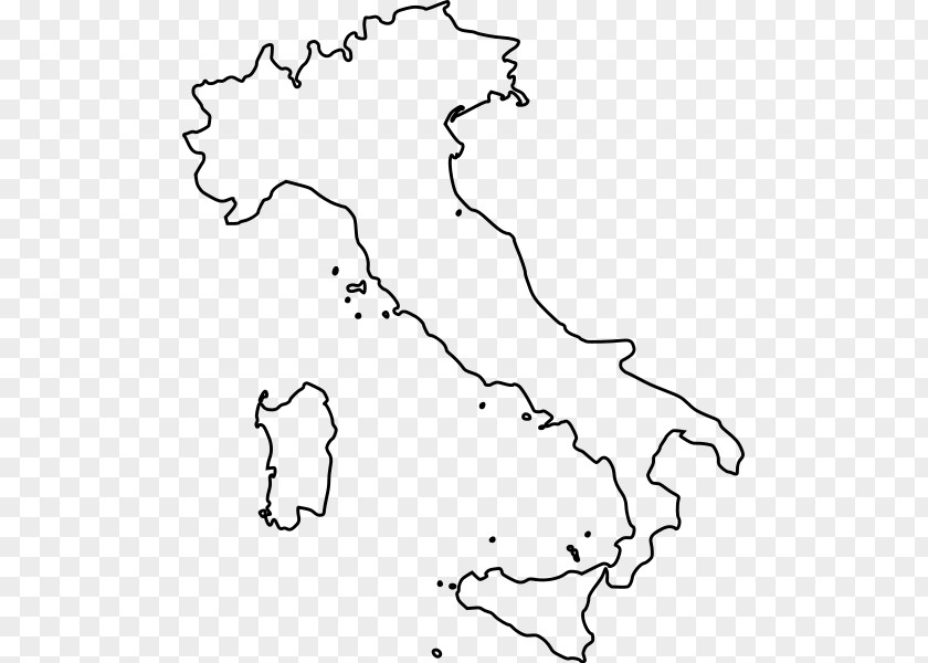 Map Regions Of Italy Blank Lombardy Coloring Book PNG