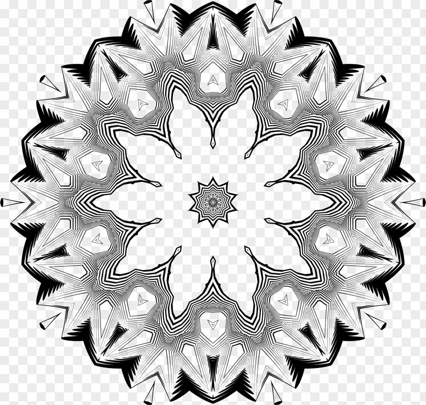 5 Star Monochrome Photography Visual Arts Flower PNG