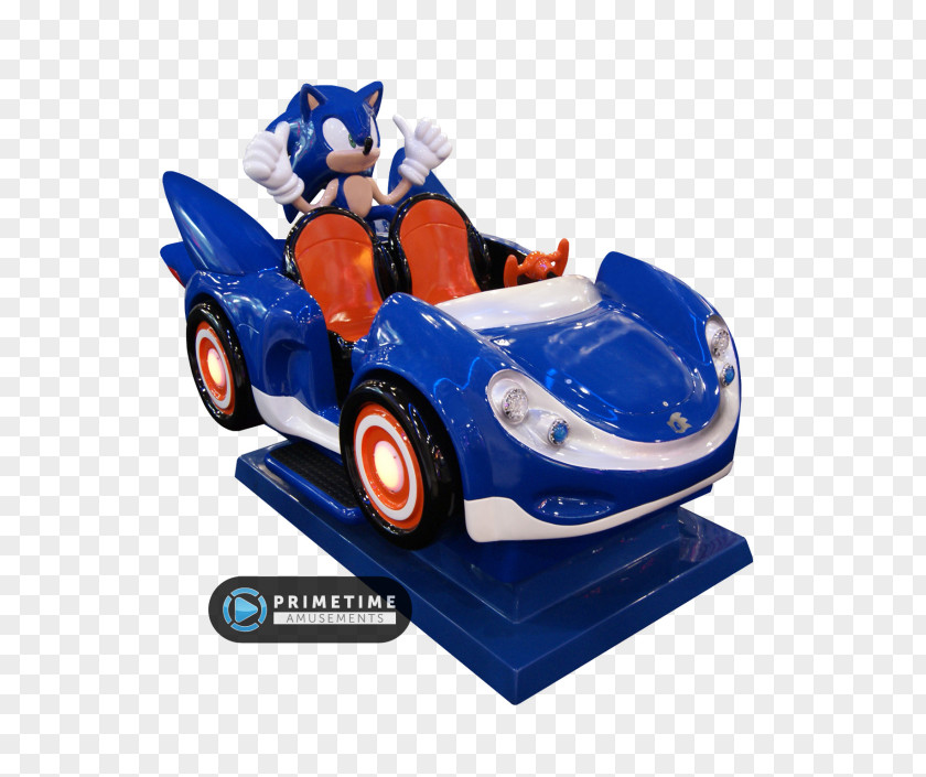 Car SegaSonic The Hedgehog Sonic & Sega All-Stars Racing Kiddie Ride Amusement Park PNG