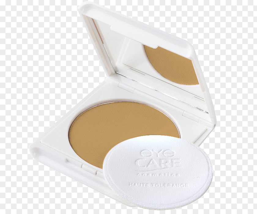 Eye Care Face Powder Compact Beige Cosmetics PNG