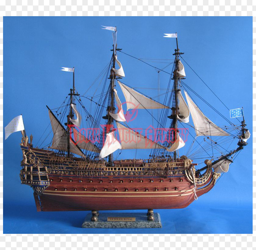 Ship Brig French Soleil Royal Model Of The Line PNG