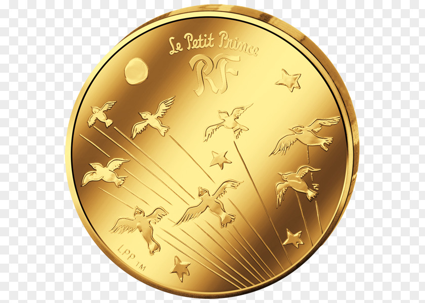 The Little Prince Coin Metal Gold PNG