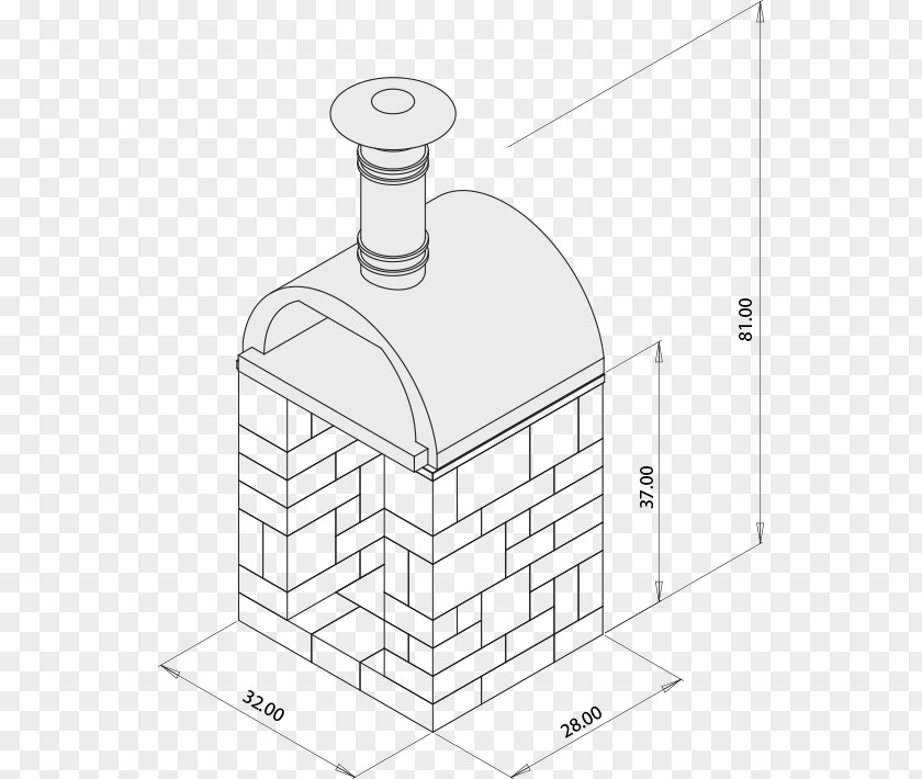 Attractive Delicious Pizza Reinforced Concrete Drawing Clip Art Illustration PNG