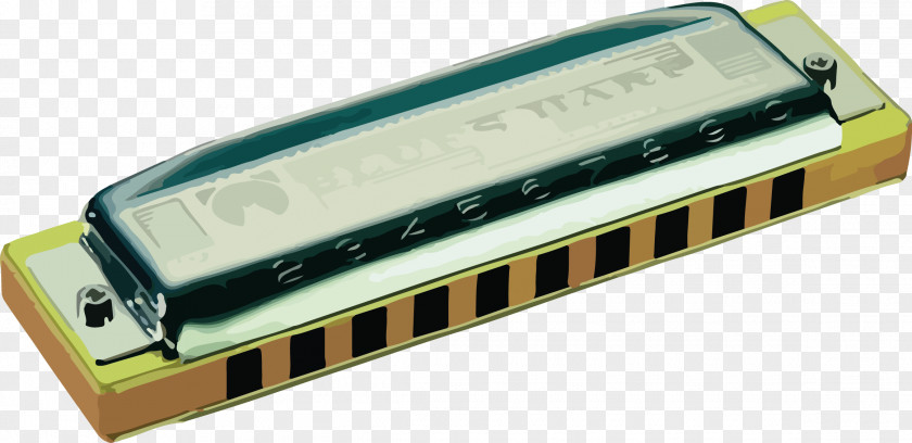 Key Richter-tuned Harmonica Hohner Blues Bender PNG