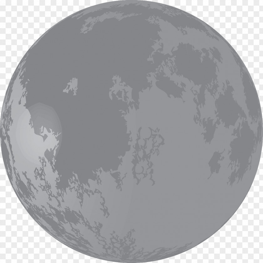 Lua Grey White Black Sphere Sky Plc PNG