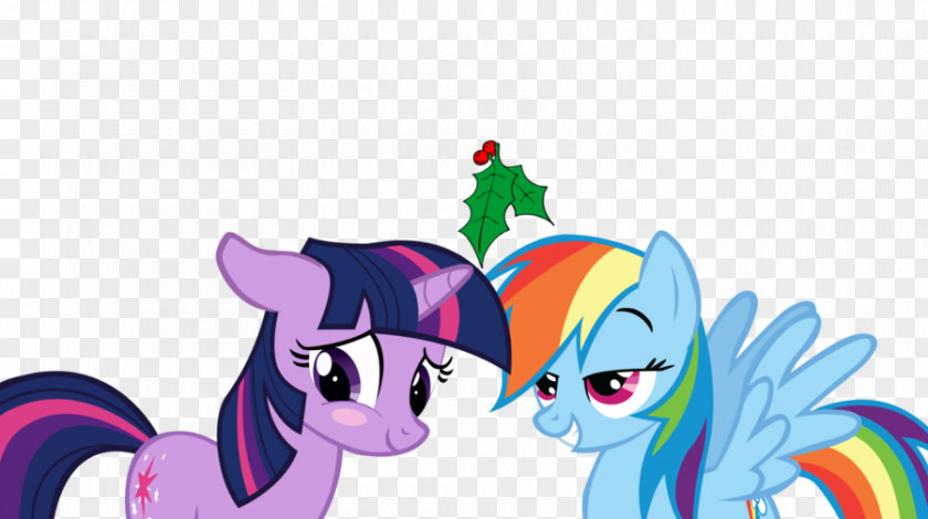 Mistletoe Rainbow Dash Twilight Sparkle My Little Pony YouTube PNG