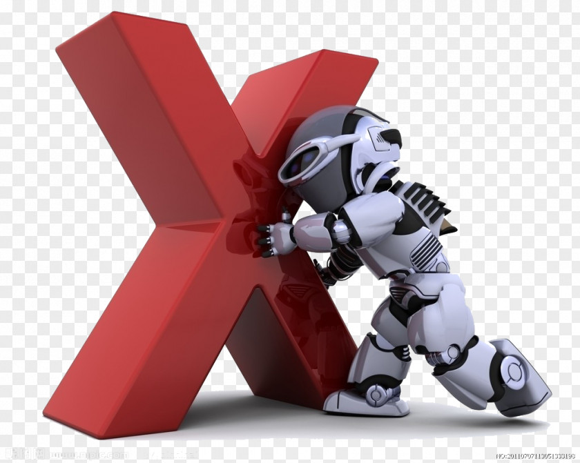 Push A Letter X Robots Robot Stock Photography PNG