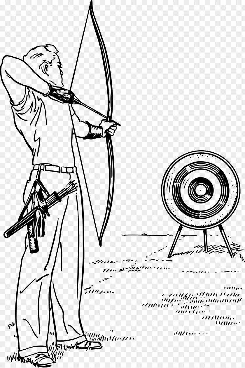 Arrow Bow Archery Drawing And Line Art PNG