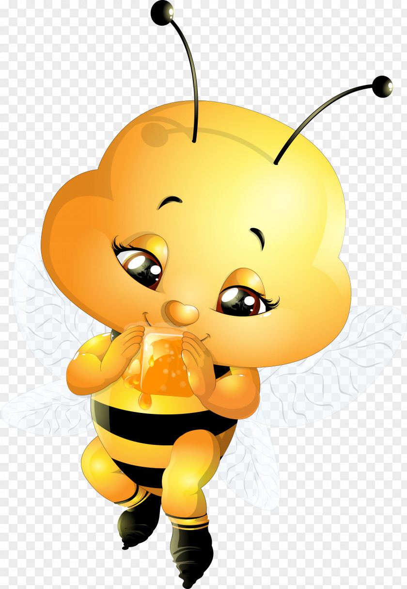 Baby Bee Insect Hornet Apidae Honey PNG