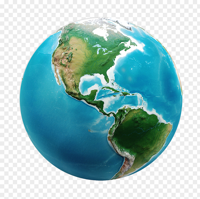 Earth Globe World 3D Computer Graphics Visualization Map PNG