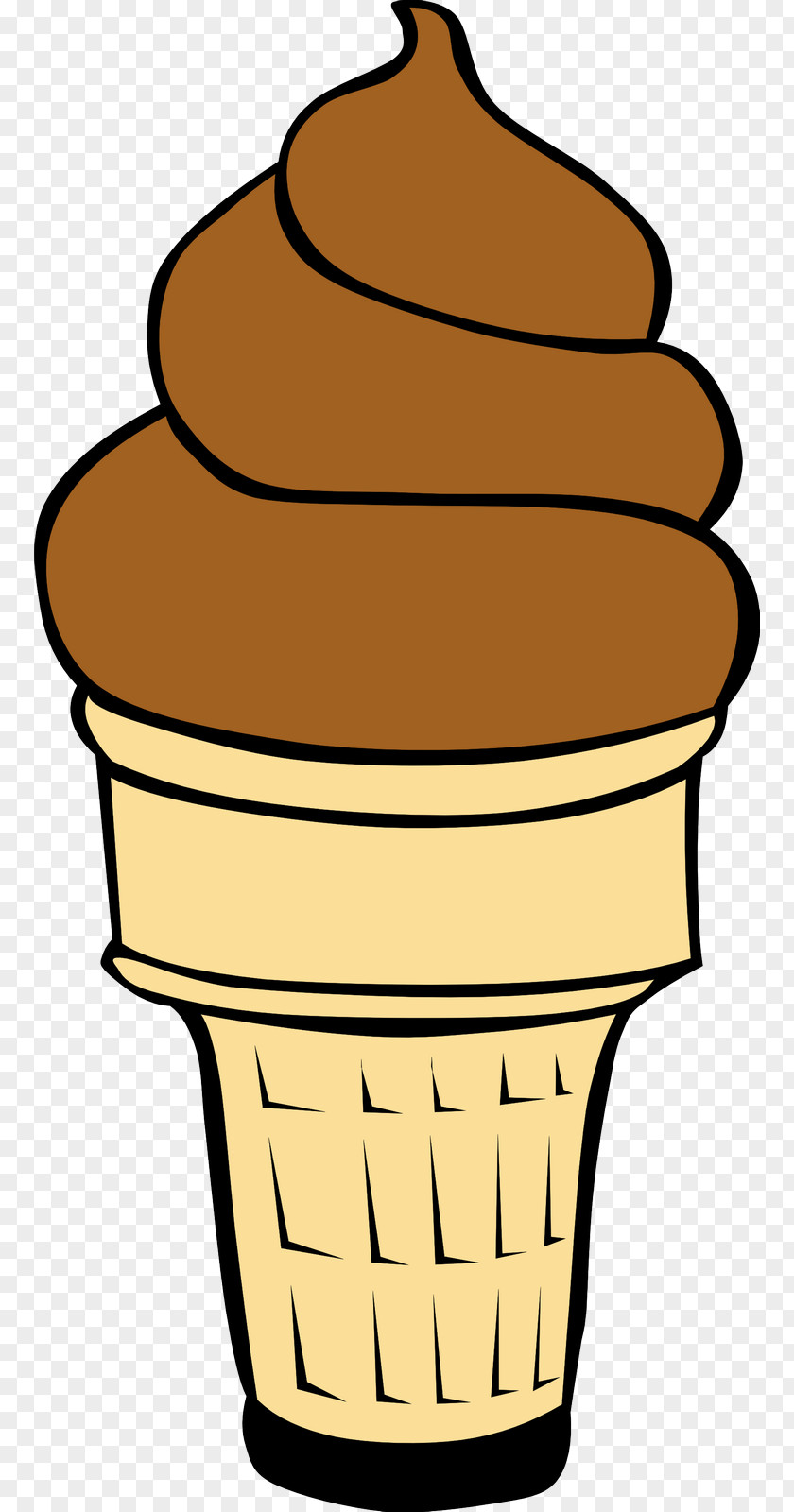 Ice Cream Cones Chocolate Sundae Clip Art PNG