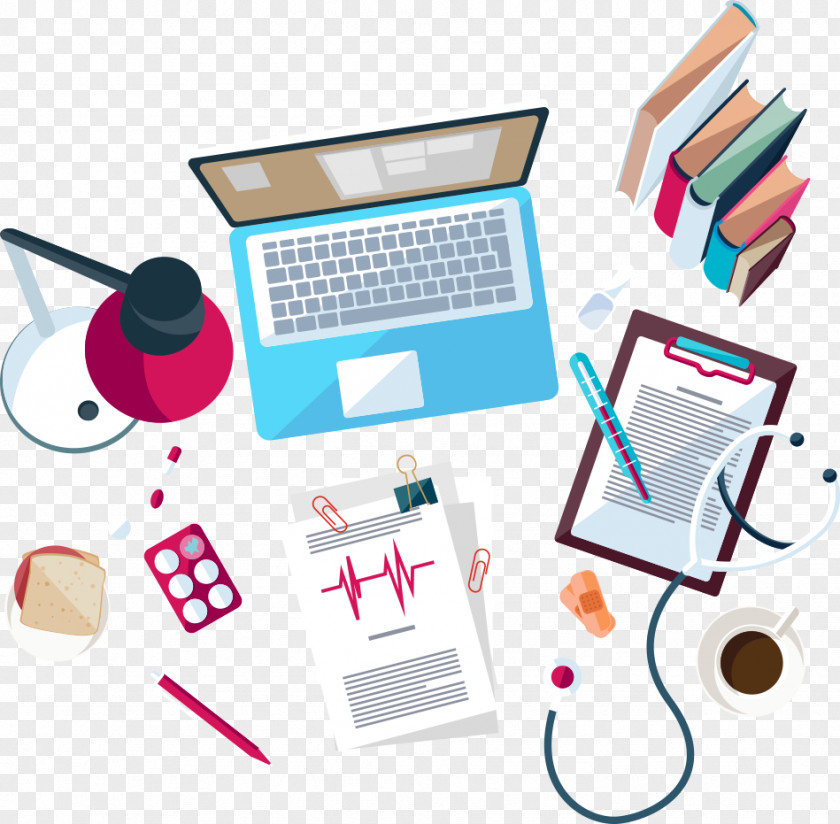 Laptop And Stethoscope Health Care Medicine Hospital Physician Pharmacy PNG