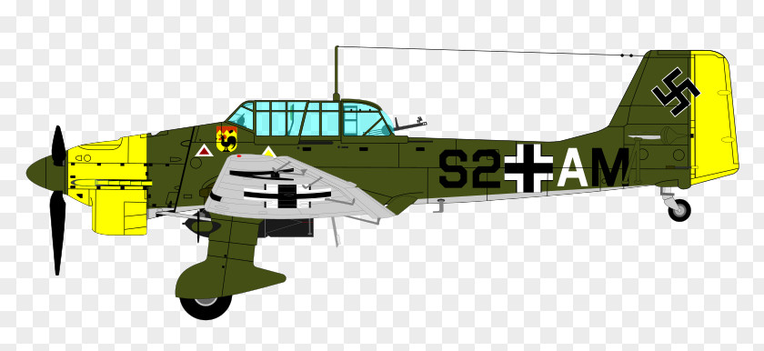 Military Plane Junkers Ju 87 Airplane Second World War Aircraft PNG