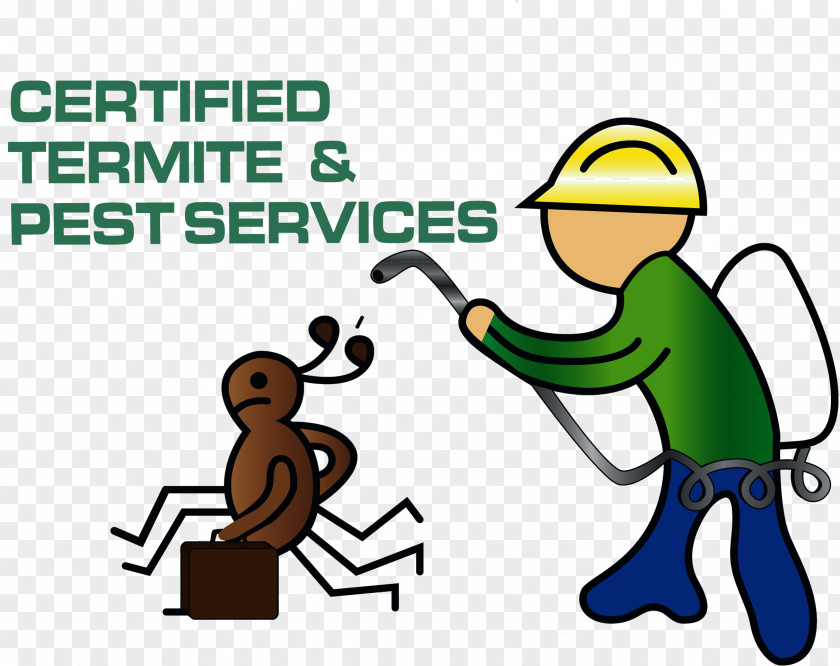 Pest Control Man Work Certified Termite & Fipronil PNG
