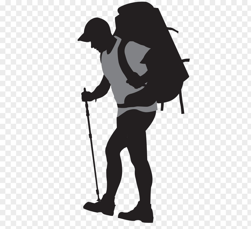 Silhouette Backpacking Royalty-free PNG