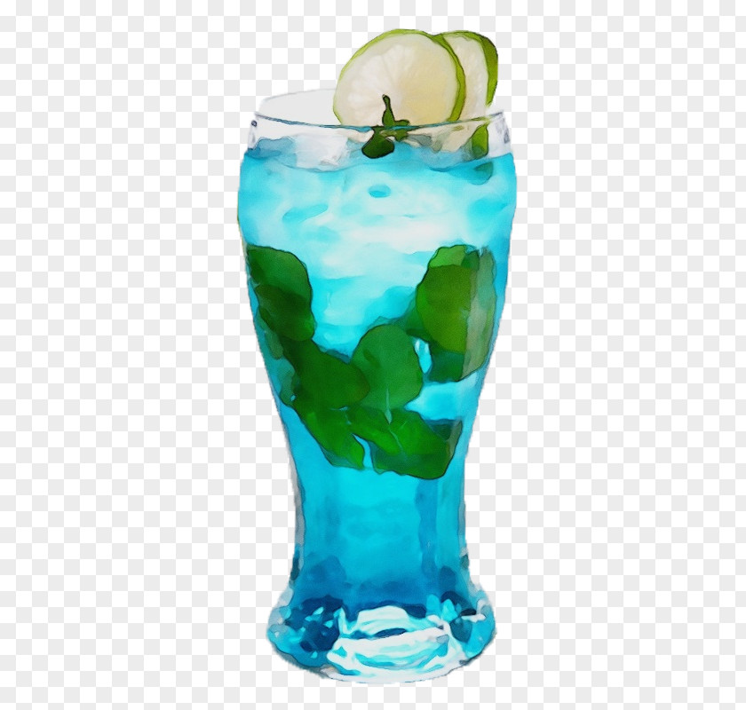 Cocktail Garnish Blue Hawaii Vodka Tonic Gin And Lagoon PNG