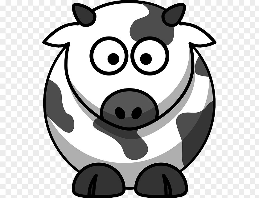 Cow Farm Cattle Drawing Cartoon PNG