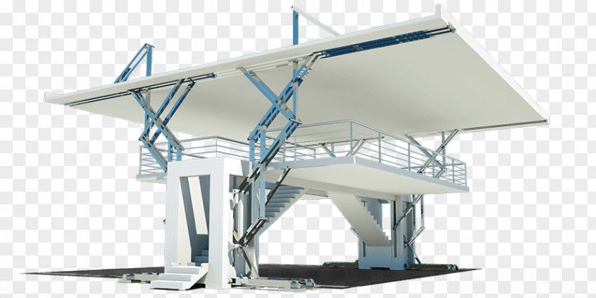 Floating Stadium Building House Engineering Structure TEN FOLD PNG