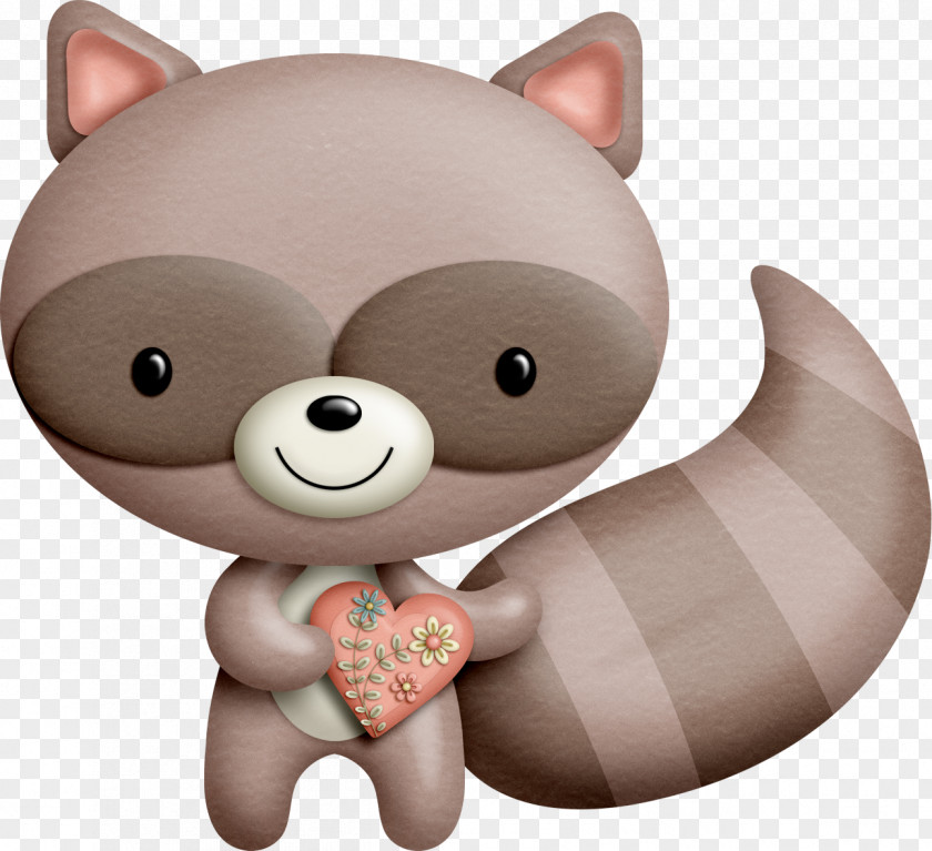 Fox Raccoon Animal Clip Art PNG