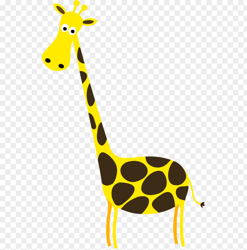 Giraffe Illustrations Baby Giraffes Family Clip Art PNG