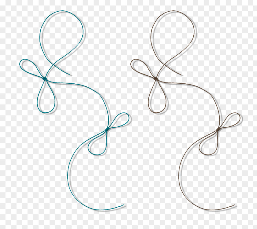 Multi Rope Image Earring Vector Graphics PNG