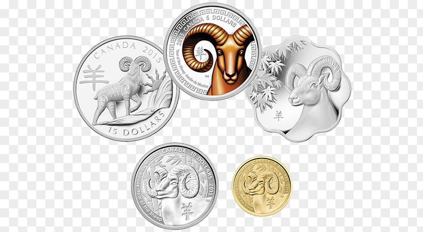 The Year Of Sheep Bullion Coin Silver Goat PNG