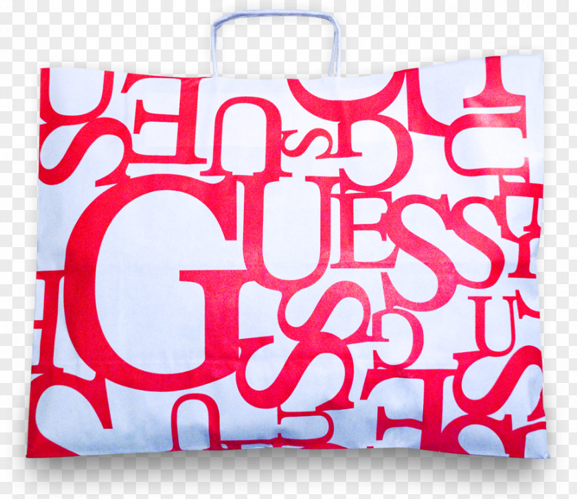 Bag Paper Shopping Guess Brand PNG