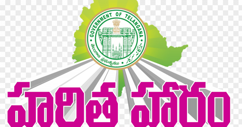 Design Logo Telangana Ku Haritha Hāram Banner PNG