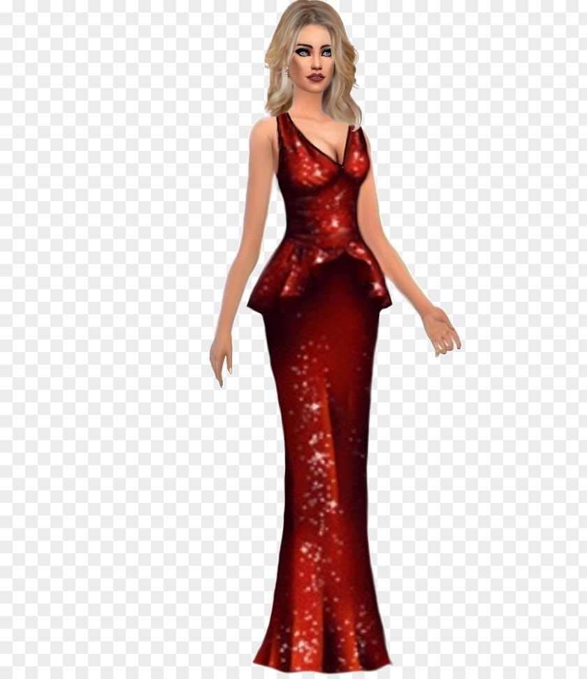 Evening Camping Background Gown Cocktail Dress Shoulder PNG