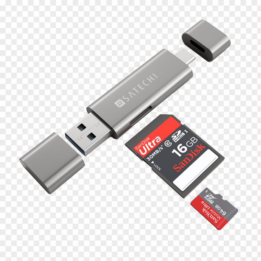 Memory Card Reader MacBook Pro Readers USB MicroSD PNG