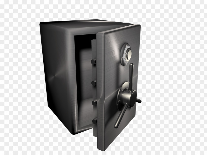 Open Door Safe Bank Vault Security PNG