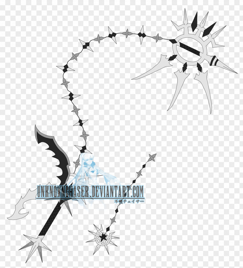 Tree White Line Weapon Font PNG