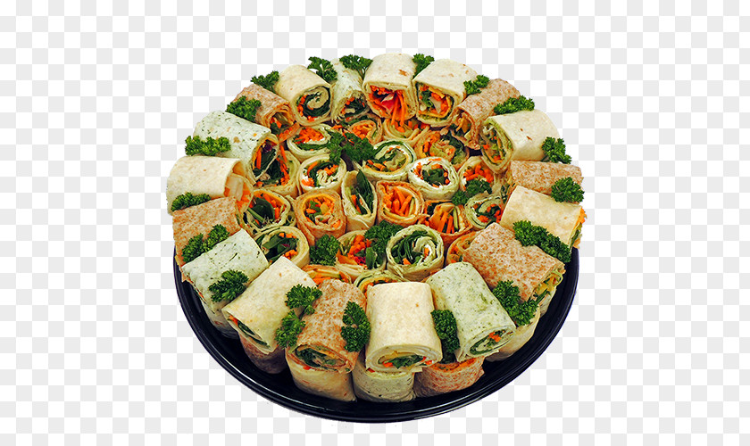 Vegetarian Wraps Hors D'oeuvre Cuisine Wrap Pizza Platter PNG