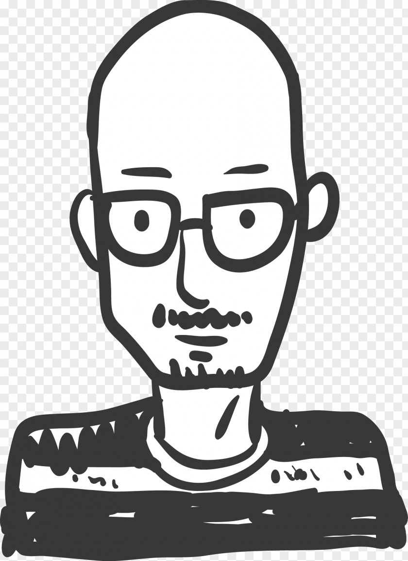Design Bald Man Download Web Clip Art PNG