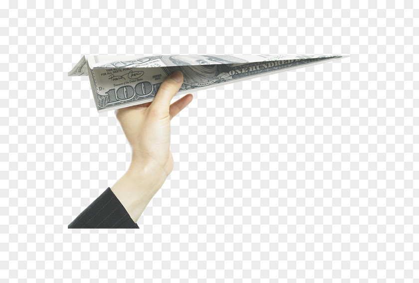Dollar Plane Paper Airplane Business PNG