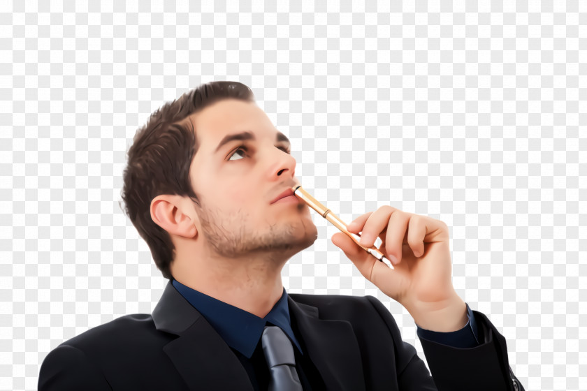 Gesture Businessperson Nose Smoking Neck PNG