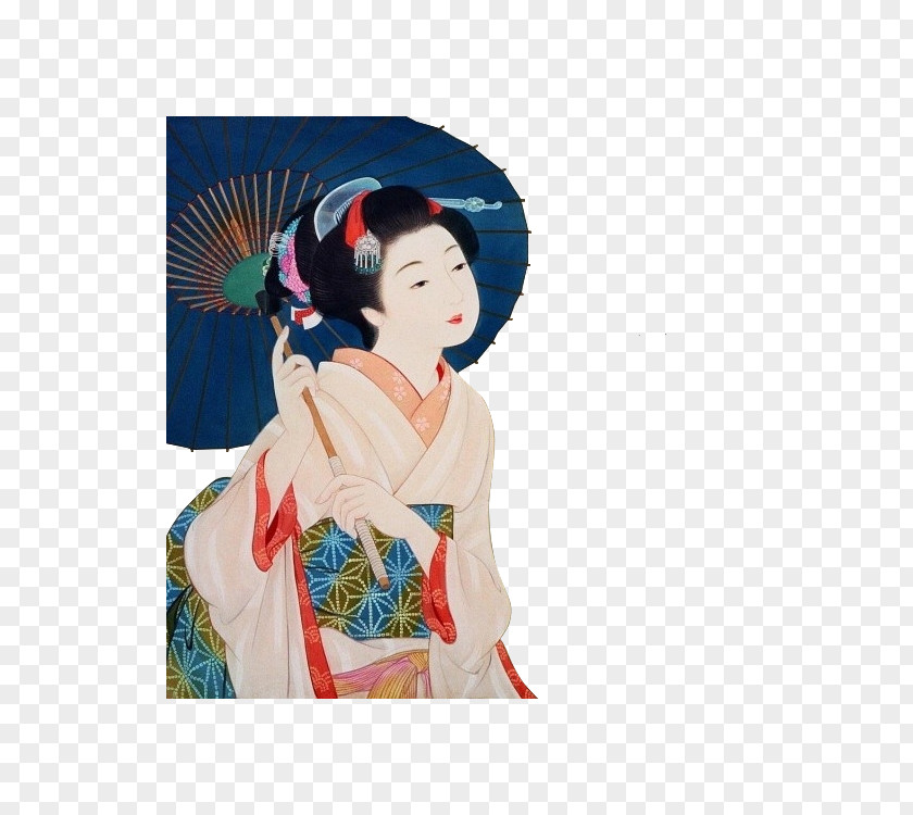 Japan's Creative Ji Videos Japan Edo Period Ukiyo-e Geisha PNG
