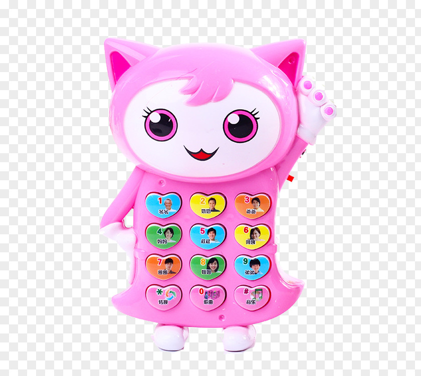 Little Cat Phone Toys Telephone Toy PNG
