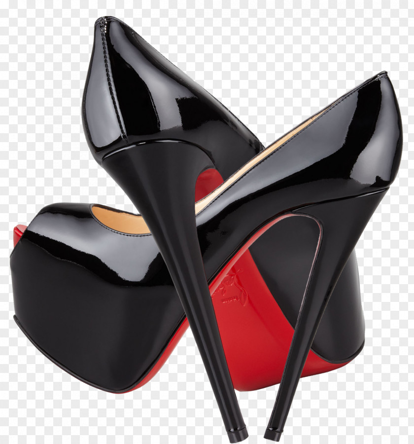 Louboutin Image T-shirt High-heeled Footwear Handbag Court Shoe PNG