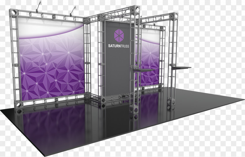 Metal Truss Trade Show Display Banner PNG